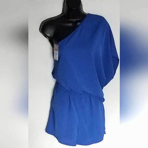 One Shoulder Dress Romper - Picture 8 of 8